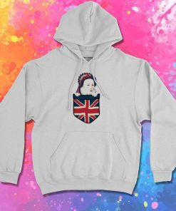 Queen Elizabeth In Pocket Hoodie