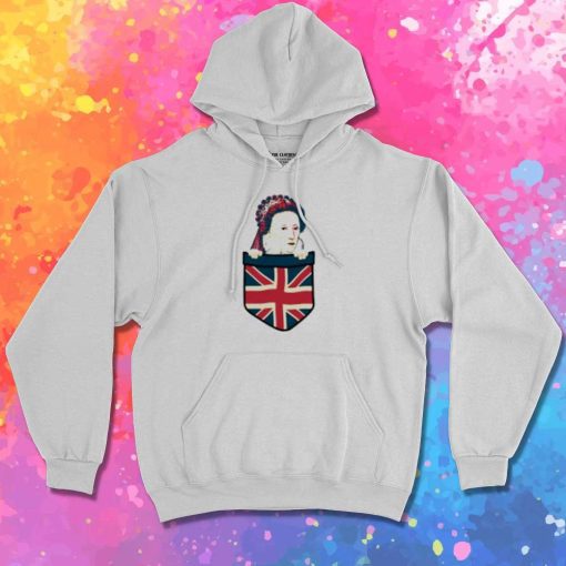Queen Elizabeth In Pocket Hoodie