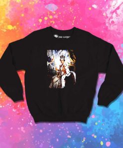 Queen Elizabeth On Throne Sweatshirt