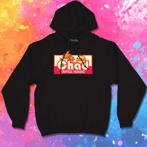 Retro Chad Tropical Paradise Vacation Hoodie