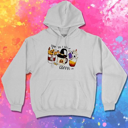 Scary Til I Get Coffee Halloween Hoodie