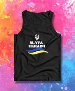 Slava Ukraini Logo Tank Top