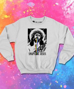 Snapchat Jesus Rainbow Sweatshirt