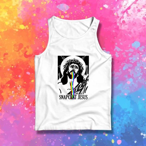 Snapchat Jesus Rainbow Tank Top