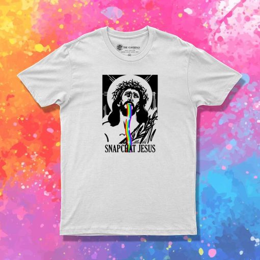 Snapchat Jesus Rainbow T-Shirt
