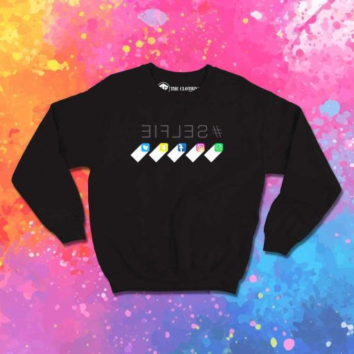 Social Media Selfie Mirror Sweatshirt
