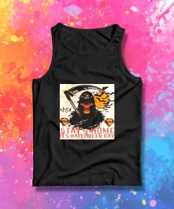 Stay Home It's Halloween Grim Reaper Tank Top