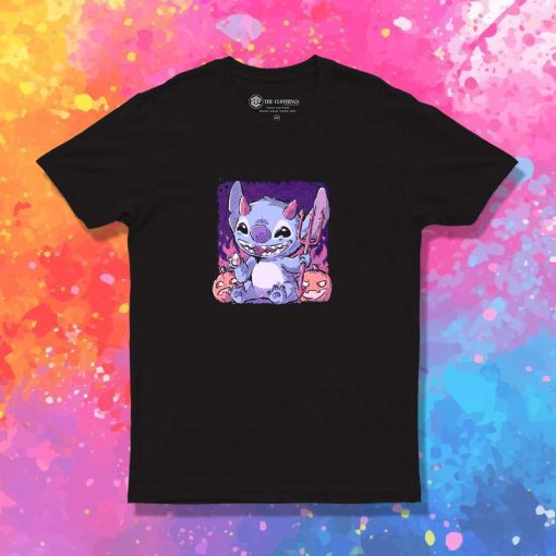Stitch Halloween The Little Devil T-Shirt