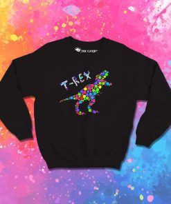 T-Rex Dinosaur Dot Day Sweatshirt