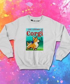 The Legend Of Corgi Pixelated Sweatshirt