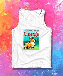 The Legend Of Corgi Pixelated Tank Top