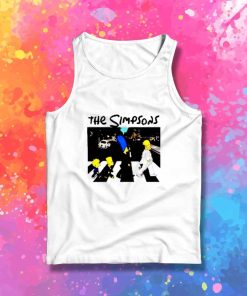 The Simpsons Abbey Road Tank Top