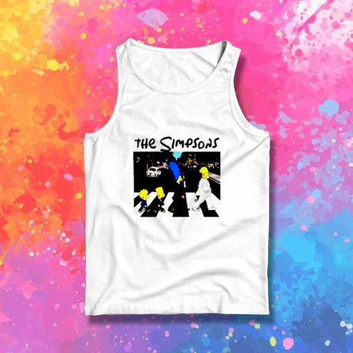 The Simpsons Abbey Road Tank Top