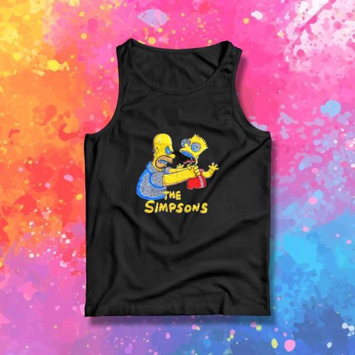 The Simpsons Family Fight Tank Top