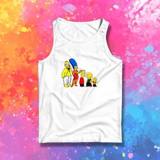 The Simpsons Family Picture Tank Top