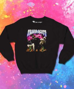 Travis Scott Lightning Poster Sweatshirt