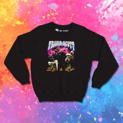 Travis Scott Lightning Poster Sweatshirt