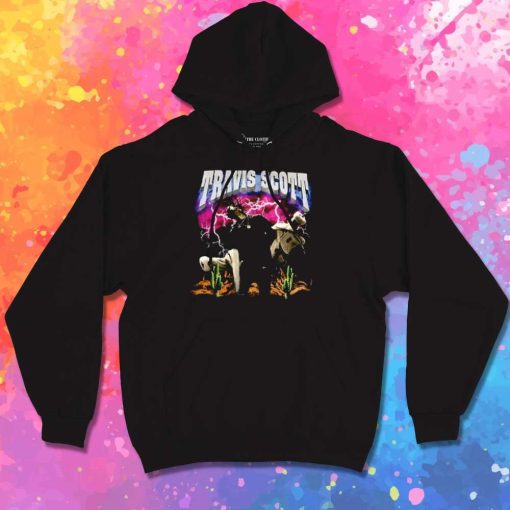 Travis Scott Lightning Poster Hoodie