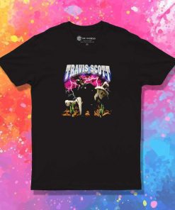 Travis Scott Lightning Poster T-Shirt