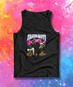 Travis Scott Lightning Poster Tank Top