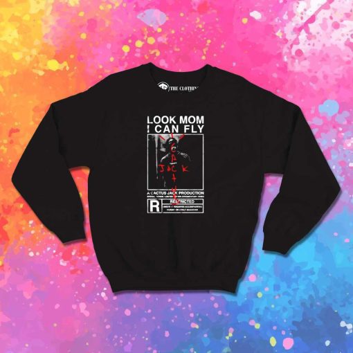 Travis Scott Look Mom I Can Fly Production Sweatshirt