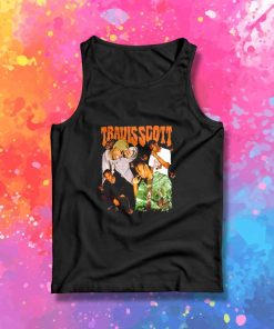 Travis Scott Orange Logo Tank Top