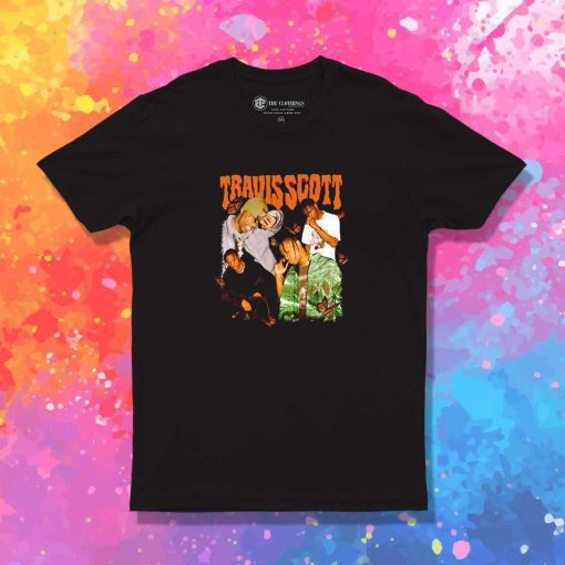 Travis Scott Orange Logo T-Shirt