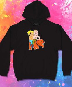 Trump And Putin On A Bear Topless Hoodie