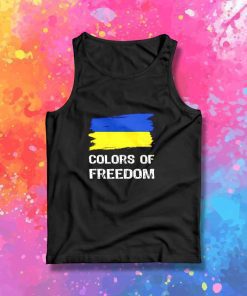Ukraine Flag Colors Of Freedom Tank Top