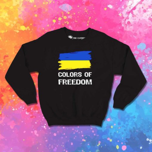 Ukraine Flag Colors Of Freedom Sweatshirt