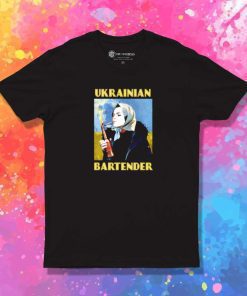 Ukrainian Bartender Smoking Woman T-Shirt