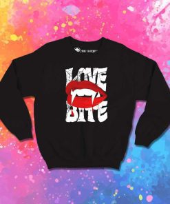 Vampire Love Bite Halloween Sweatshirt