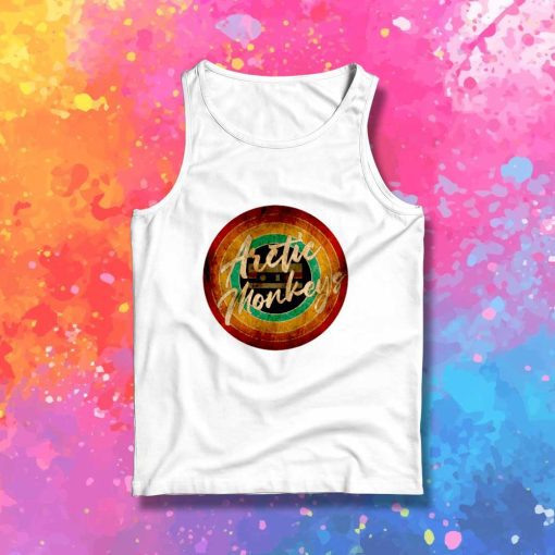 Vintage Arctic Monkeys Circle Logo Tank Top