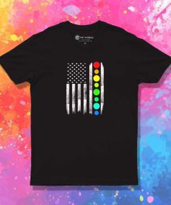 Vintage Dot Day American Flag T-Shirt