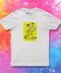 White And Pinkman Cartoon T-Shirt