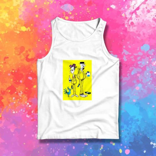 White And Pinkman Cartoon Tank Top