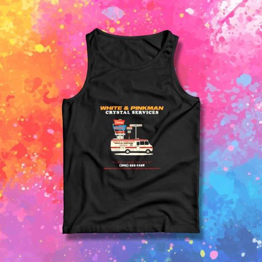 White And Pinkman Crystal Service Tank Top