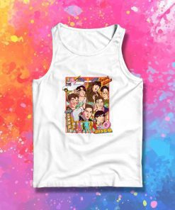 BTS Dynamite Cartoon Comic Tank Top