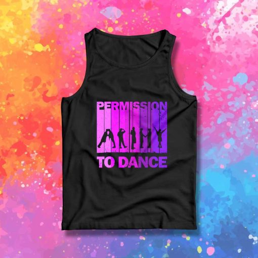 BTS Permission To Dance Stripe Tank Top