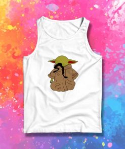 Baby Yoda Jedi Eat Frog Tank Top