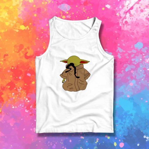 Baby Yoda Jedi Eat Frog Tank Top