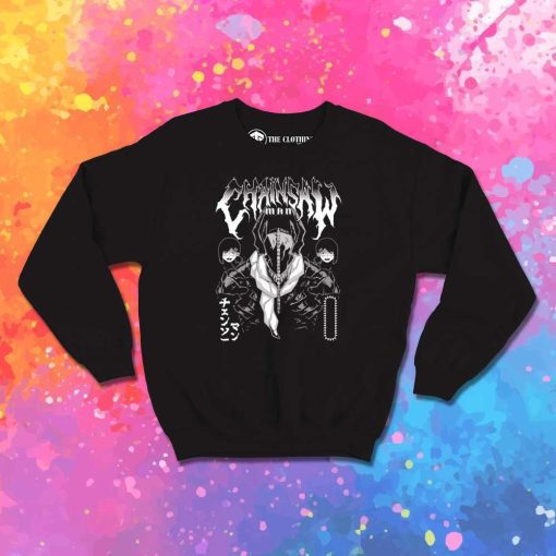 Chainsaw Man Metal Band Sweatshirt