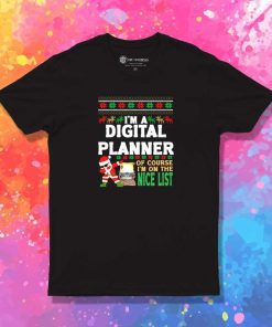 Christmas Digital Planner Ugly Sweatshirt T-Shirt