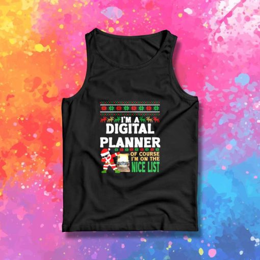 Christmas Digital Planner Ugly Sweatshirt Tank Top
