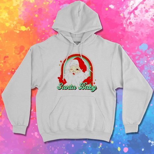 Christmas Santa Baby Face Hoodie