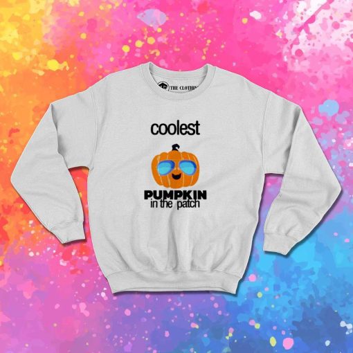 Coolest Pumpkin In The Patch Costume Sweatshirt