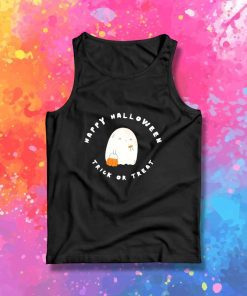 Cute Happy Halloween Trick Or Treat Tank Top