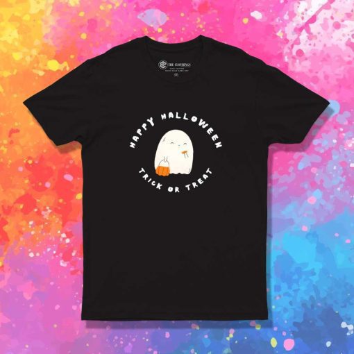 Cute Happy Halloween Trick Or Treat T-Shirt
