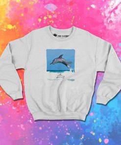 Diving Dolphin Ugly Face Sweatshirt