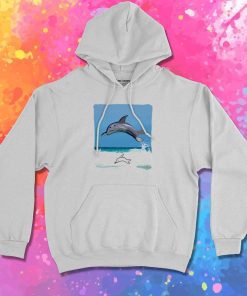 Diving Dolphin Ugly Face Hoodie